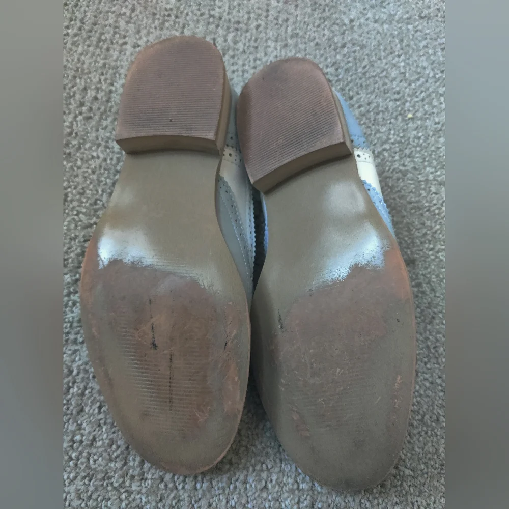 Wanted Babe Blue Saddle Shoes Size 7.5 - Picture 4 of 11